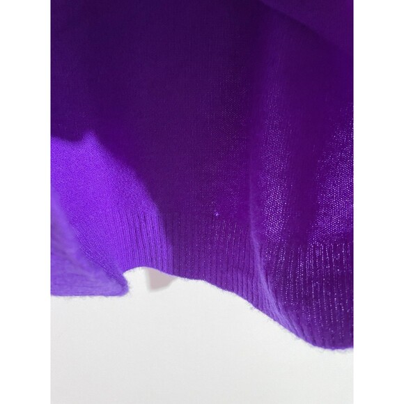 J Crew Sweater XS Purple Cashmere Shawl Collar Preppy Classic Minimalist READ - Picture 5 of 9